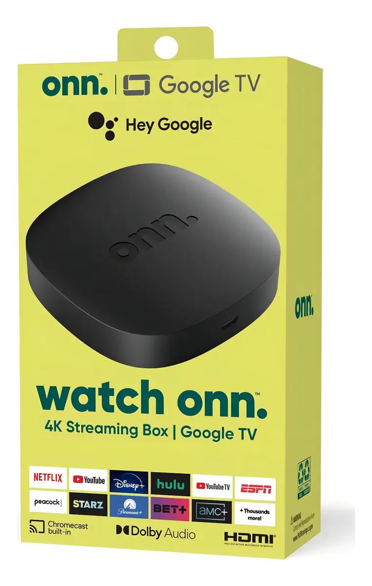 TV Box Onn 4K UHD Streaming Misotronic